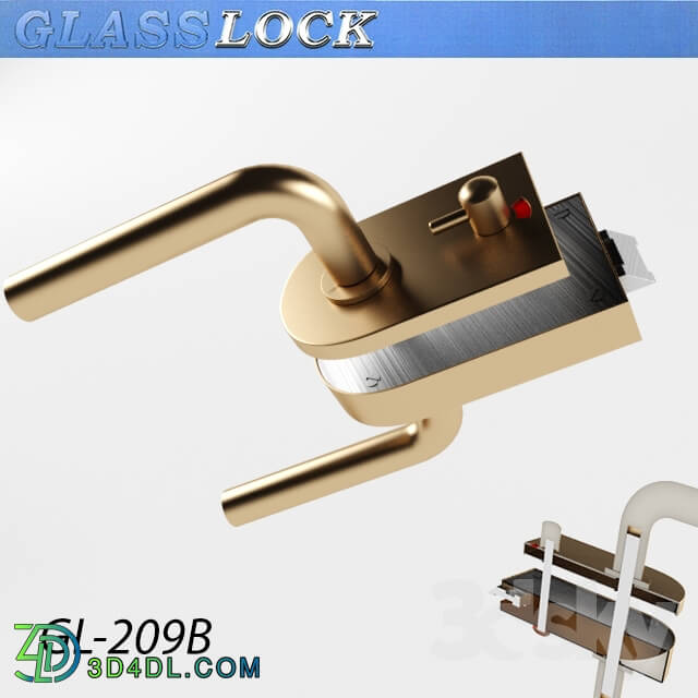 Doors - Door handle with lock