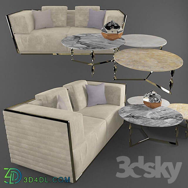 Sofa - Triple sofa empire rugiano