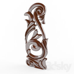 Staircase - Carved pillars _baluster_ 