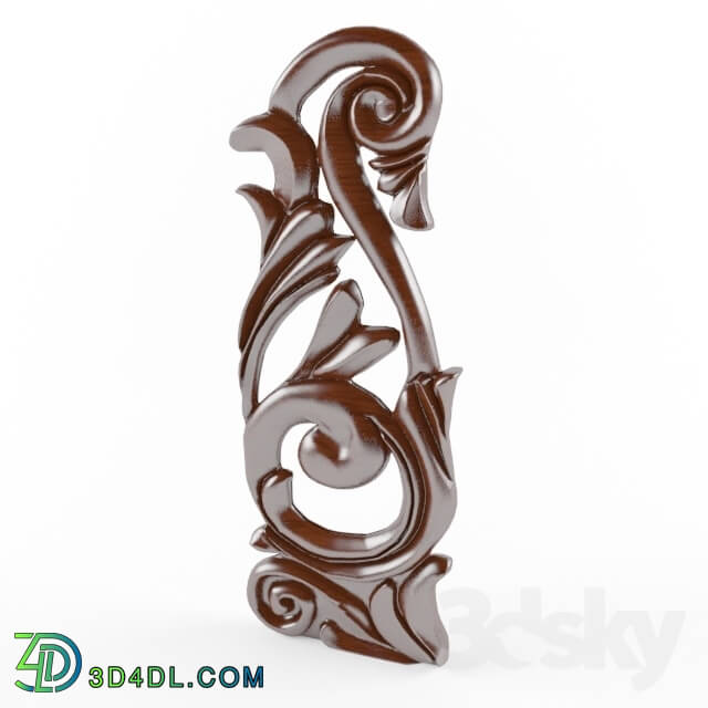 Staircase - Carved pillars _baluster_