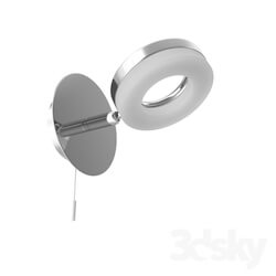 Wall light - 94756 LED spot GONARO_ 1х3_8W _LED__ steel_ chrome _ plastic_ white 