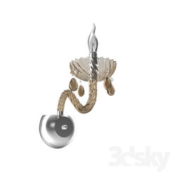 Wall light - 39096 Sconce BASILANO_ 1х40W _E14__ cognac 