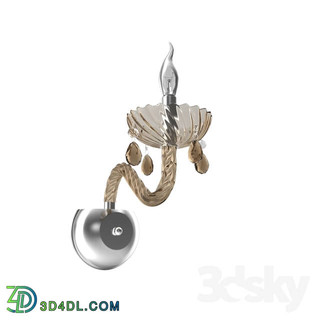 Wall light - 39096 Sconce BASILANO_ 1х40W _E14__ cognac