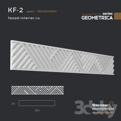 Decorative plaster - KF-2__150x170x1000 
