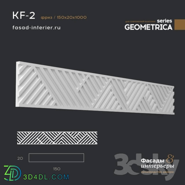 Decorative plaster - KF-2__150x170x1000