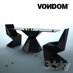 Table _ Chair - VONDOM _ VERTEX 