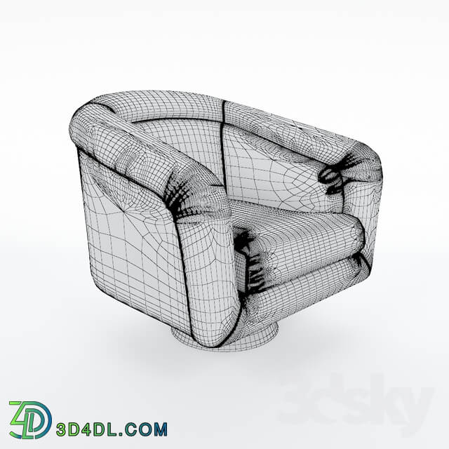 Arm chair - Jonathan Adler Bacharach Swivel Chair