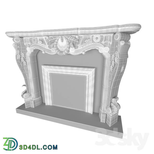 Fireplace - Fire Place Classic Gold