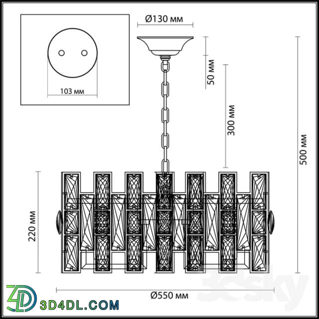 Ceiling light - ODEON LIGHT 4121_10 DIORA