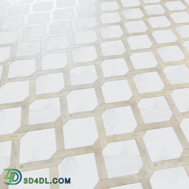 Floor coverings - Tile MONTE TIBERIO typesetting ID75