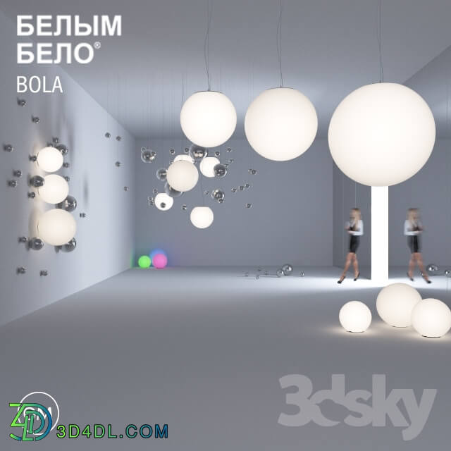 Ceiling light - BOLA _BELO BELO __ _ Bol _WHITE WHITE __