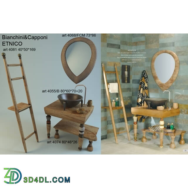 Bathroom furniture - Bianchini_Capponi _ ETNICO