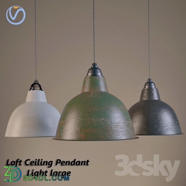 Ceiling light - Loft Ceiling Pendant Light Large