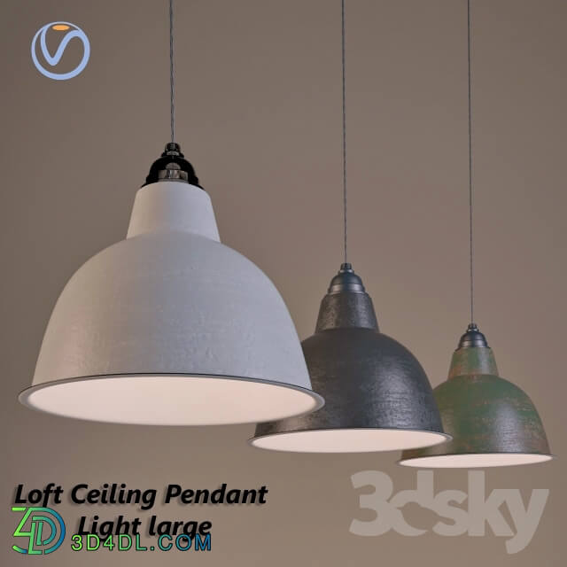 Ceiling light - Loft Ceiling Pendant Light Large