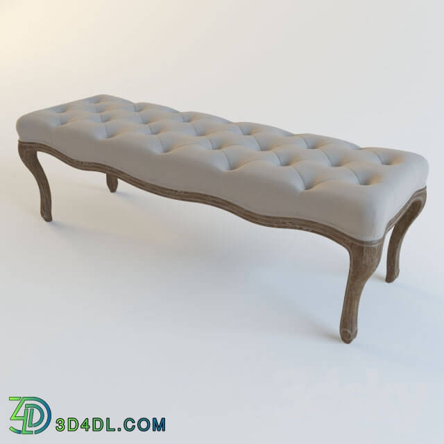 Other soft seating - Dixie Oak Bench by One Allium Way