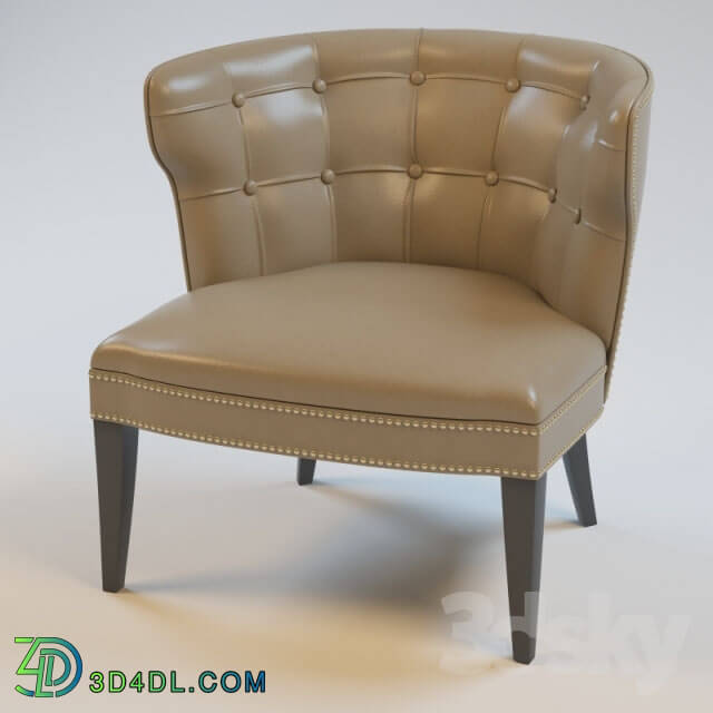 Arm chair - Chair with quilted headboard