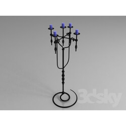 Other decorative objects - Candlestick-chandelier 