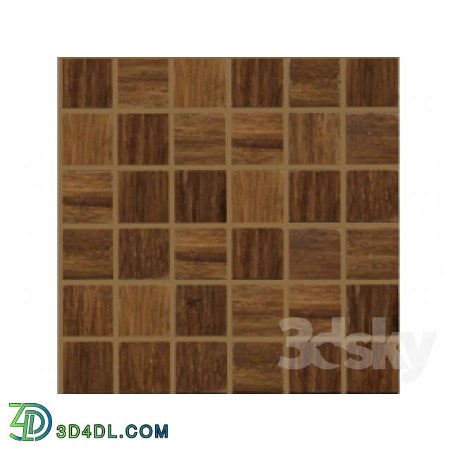 Wall covering - Mosaic of Natural bamboo