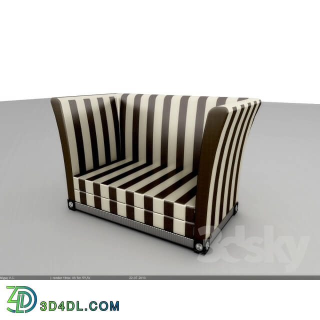 Sofa - Striped sofa