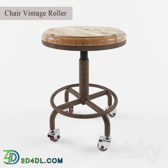 Chair - chair Vintage Roller