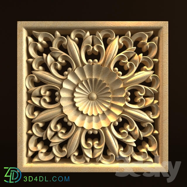 Decorative plaster - Classic Crafting Ornament 002