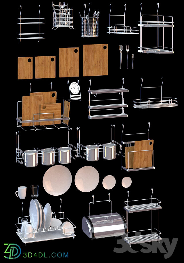 Other kitchen accessories - Set Reiling system Pepo Modern _ Retro