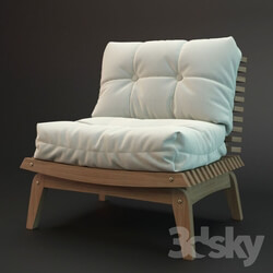 Arm chair - Wood Armchair 