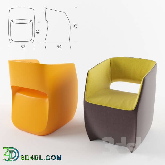 Arm chair - M114 OM Basic _amp_ Textil chairs