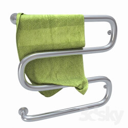 Towel rail - Heated towel rail with towel 