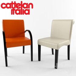 Chair - Chairs Cattelan Italia Linda 