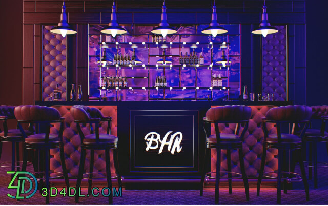 Restaurant - The bar at a nightclub