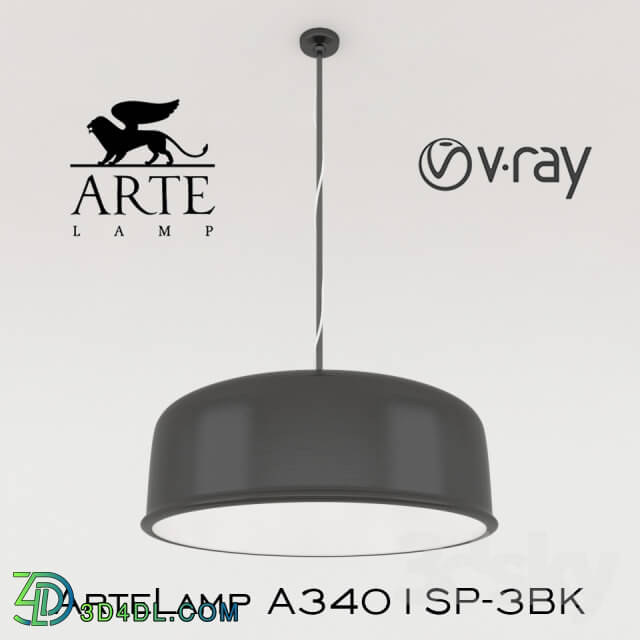 Ceiling light - ArteLamp A3401SP-3BK