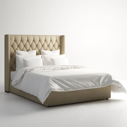 Bed - GRAMERCY HOME - MANHATTAN QUEEN SIZE BED 202.001-F01 