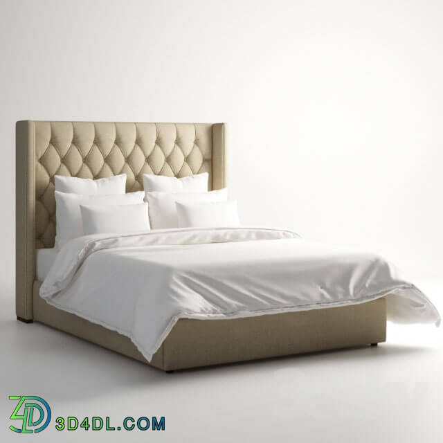 Bed - GRAMERCY HOME - MANHATTAN QUEEN SIZE BED 202.001-F01