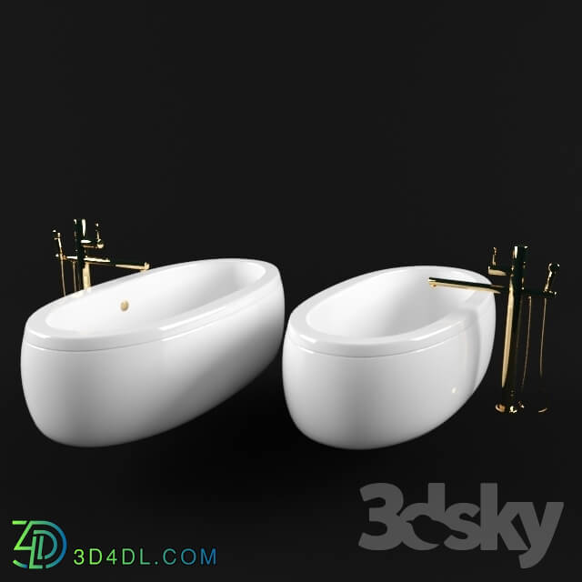 Bathtub - Slipper Bath A6