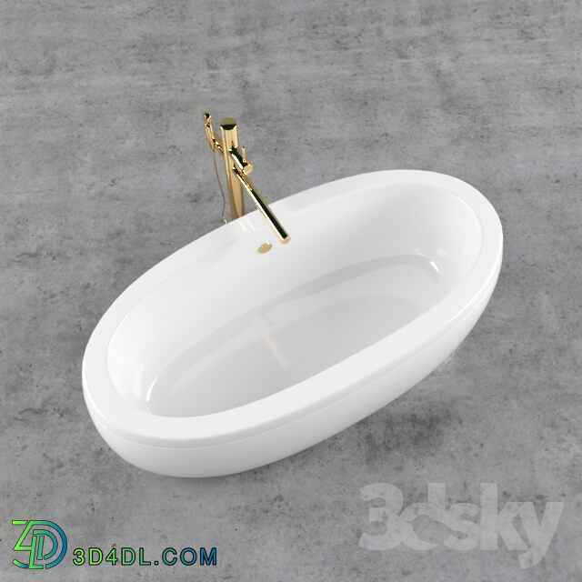 Bathtub - Slipper Bath A6