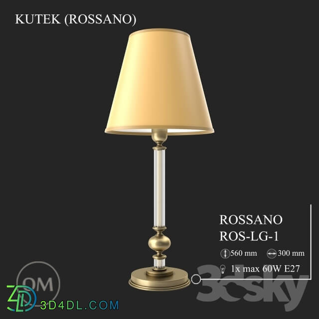 Table lamp - KUTEK _ROSSANO_ ROS-LG-1