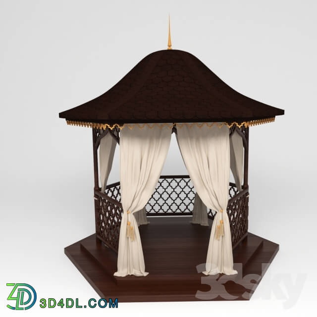 Other architectural elements - Gazebo in oriental style