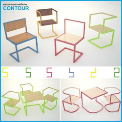 Chair - Furniture collection CONTOUR 
