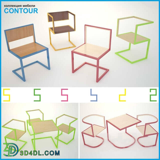 Chair - Furniture collection CONTOUR