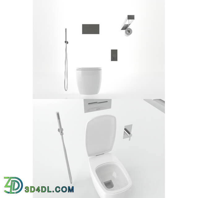 Toilet and Bidet - Antonio Lupi _ Apage CER750WC