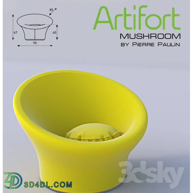 Arm chair - Artifort-Big Mushroom