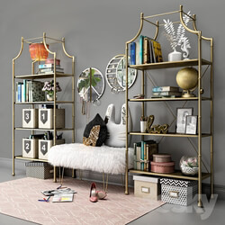Other - Book shelves PBteen Maison with decor. 