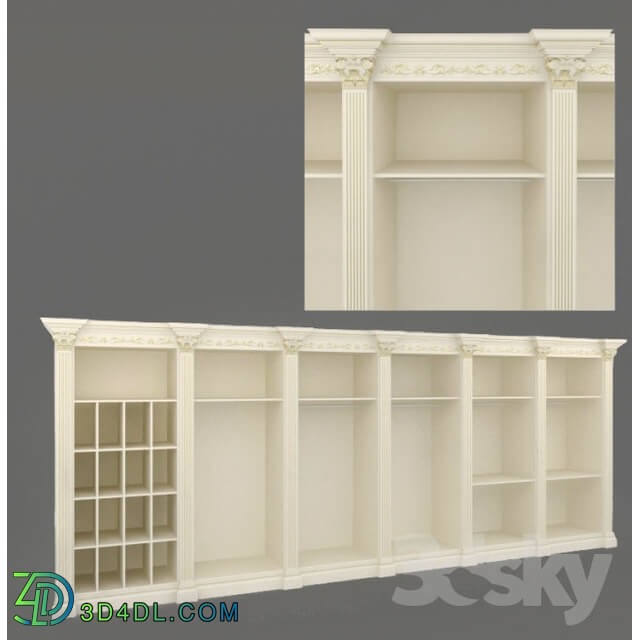 Wardrobe _ Display cabinets - Dressing Faoma President