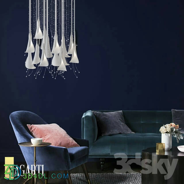 Ceiling light - Suspension lamp Sagarti Flora_ art. Fl.P.60.190 _OM_