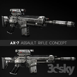 Weaponry - AX-7 Assault Rifle 