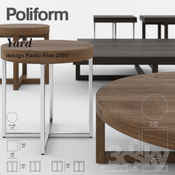 Table - POLIFORM. Yard coffee table 