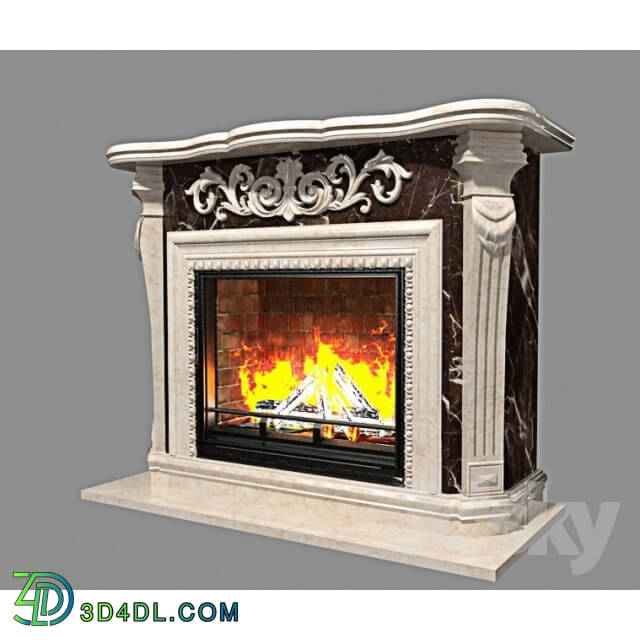 Fireplace - Classic fireplace