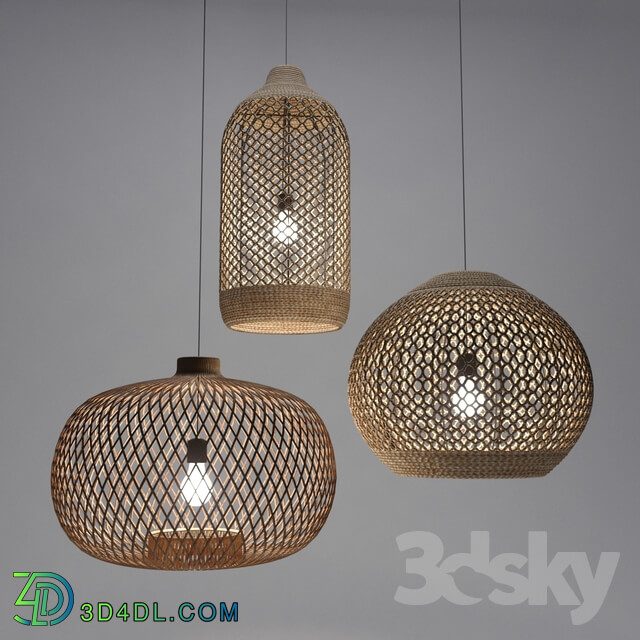 Ceiling light - rope lamps