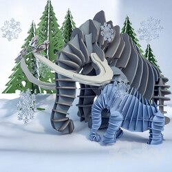 Other decorative objects - JC Ice Age Wooden Puzzle 